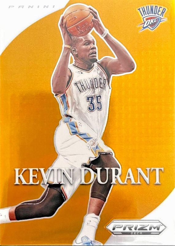 Kevin Durant 2023 Prizm Deca #12 Most Valuable Players - Gold /10 RAW