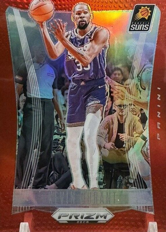 Kevin Durant 2023 Prizm Deca #37 Red /199 RAW