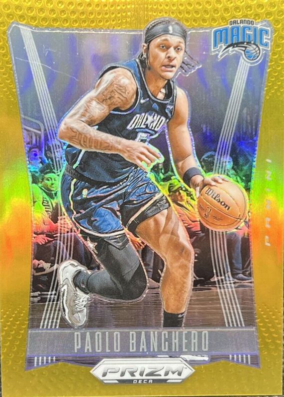 Paolo Banchero 2023 Prizm Deca #264 Gold /10 RAW