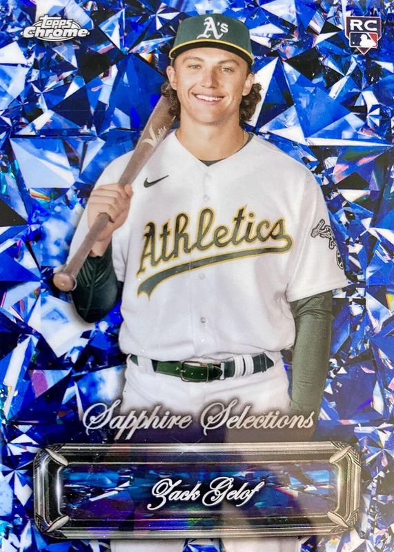 Zack Gelof 2024 Topps Chrome Sapphire Edition #SS-2 Sapphire Selections Rookie SGC 9.5