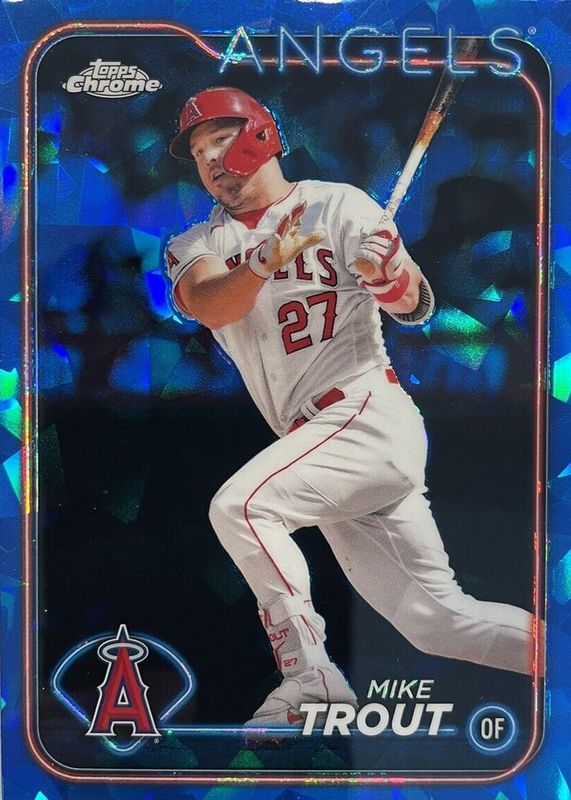 Mike Trout 2024 Topps Chrome Sapphire Edition #27 Base BGS 10 PRISTINE