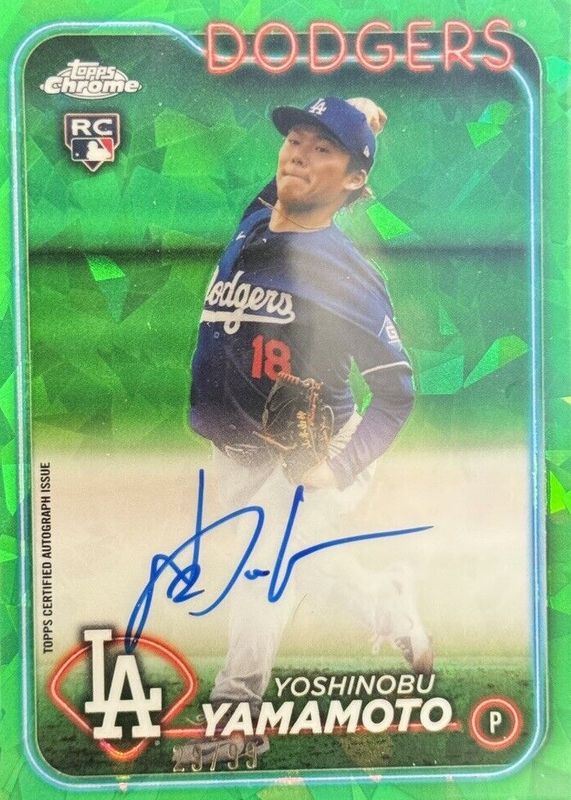 2024 Topps Chrome Sapphire Edition #CSA-YY Autographs - Green /99