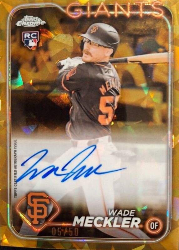 2024 Topps Chrome Sapphire Edition #CSA-WM Autographs - Gold /50