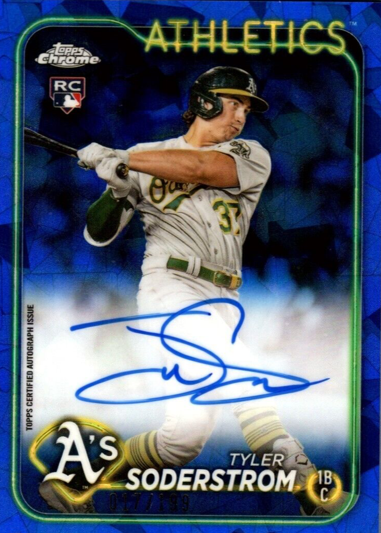 Tyler Soderstrom 2024 Topps Chrome Sapphire Edition #CSA-TS