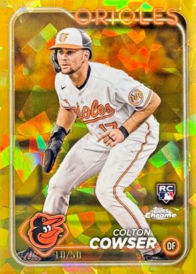 2024 Topps Chrome Sapphire Edition #257 Gold /50