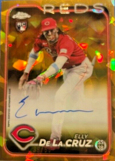 Elly De La Cruz 2024 Topps Chrome Sapphire Edition #CSA-ED