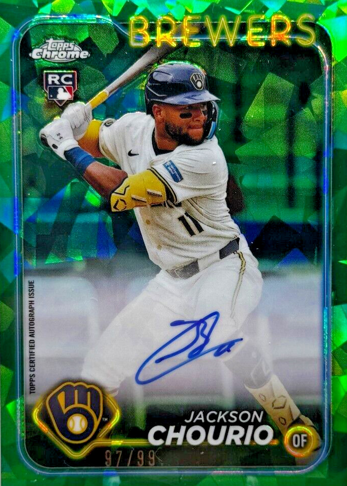 チャロオーダーページ Jackson Chourio 2024 Topps Chrome Sapphire Edition #CSA-JC