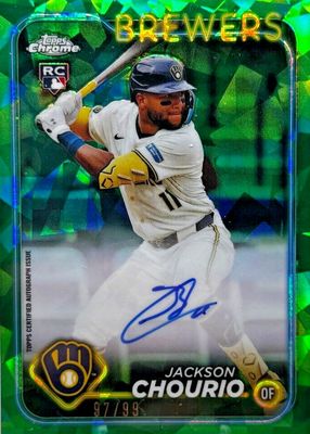 2024 Topps Chrome Sapphire Edition #CSA-JC Autographs - Green /99