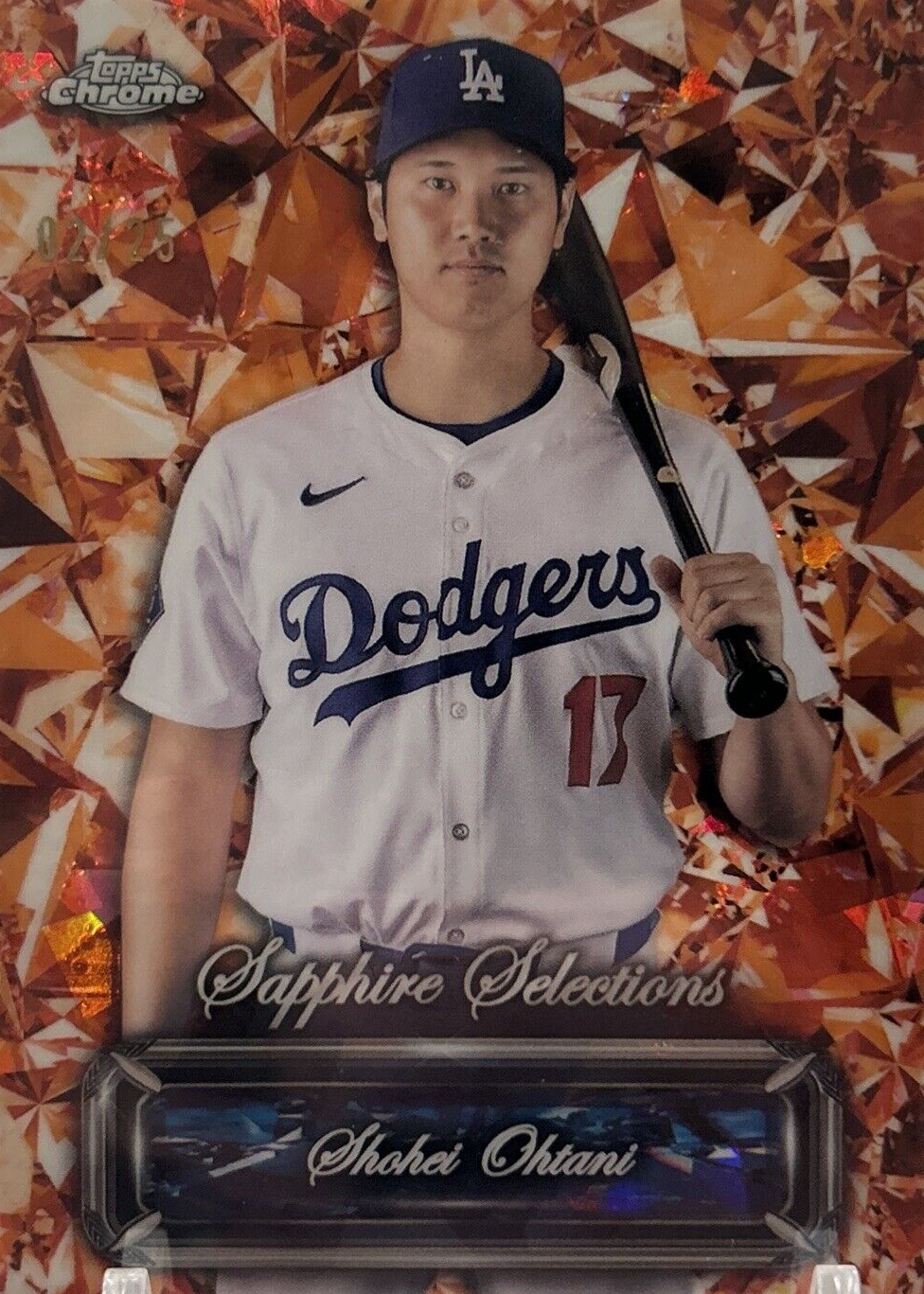 Shohei Ohtani 2024 Topps Chrome Sapphire Edition #SS-12 Sapphire