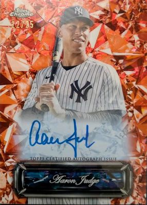 2024 Topps Chrome Sapphire Edition #SSA-AJ Sapphire Selections Autographs - Orange /25