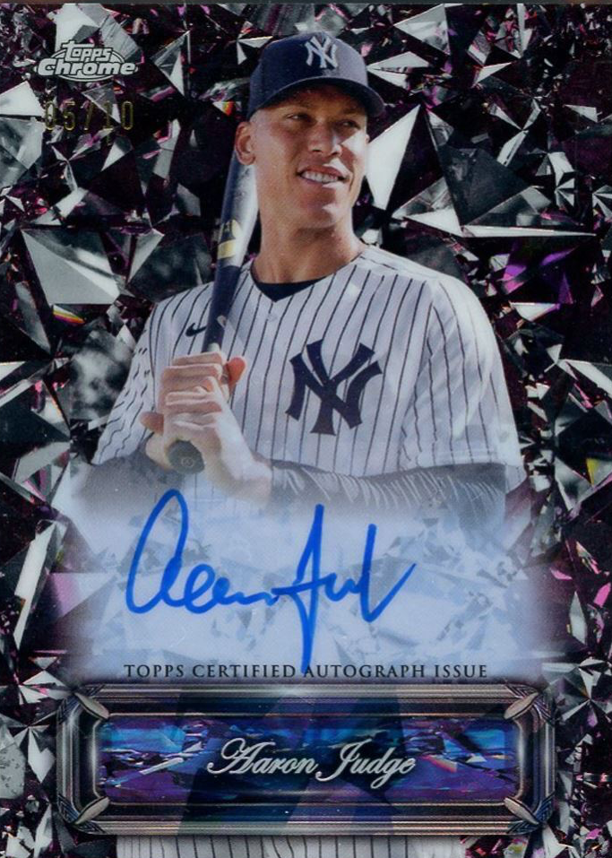 Aaron Judge 2024 Topps Chrome Sapphire Edition #SSA-AJ Sapphire 