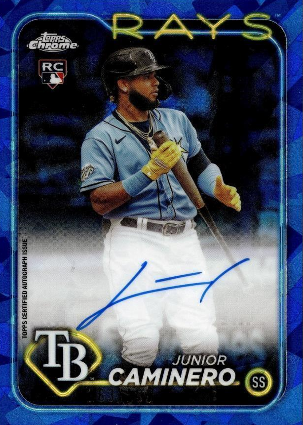 Junior Caminero 2024 Topps Chrome Sapphire Edition #CSA-JCA