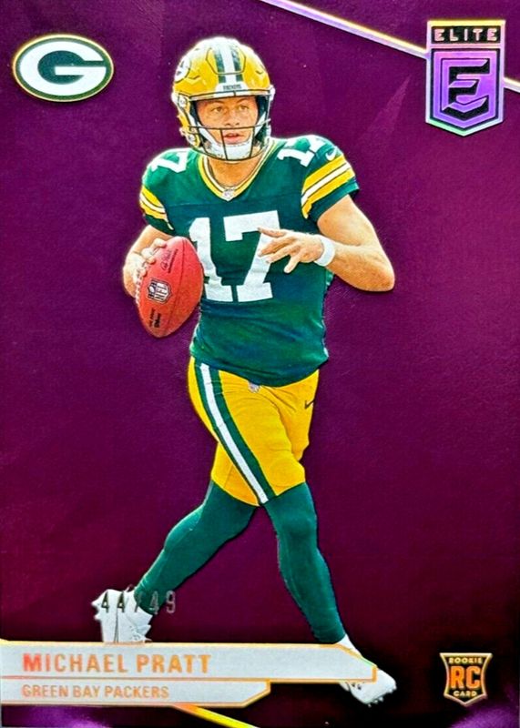Michael Pratt 2024 Elite #135 Purple /49 Rookie RAW