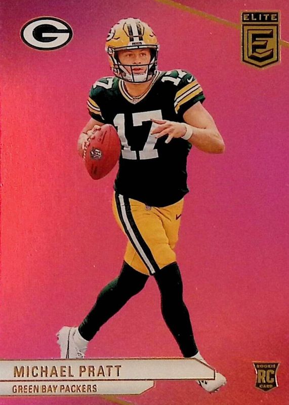 Michael Pratt 2024 Elite #135 Pink Rookie RAW