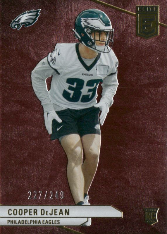 Cooper DeJean 2024 Elite #171 Maroon /249 Rookie PSA 10