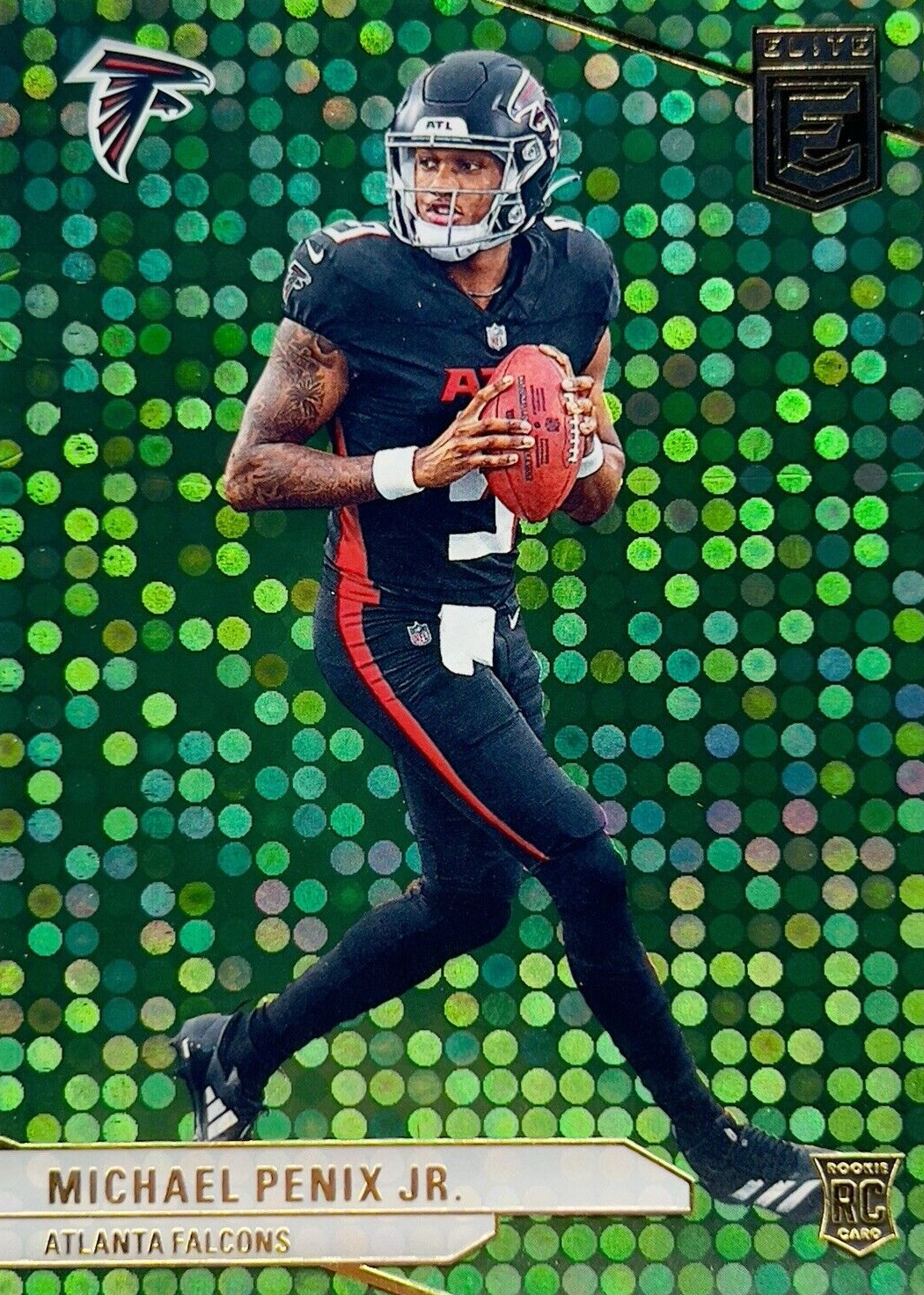Michael Penix Jr. 2024 Elite #125 Green Disco Price Guide - Sports