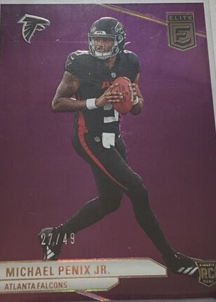 Michael Penix Jr. 2024 Elite #125 Purple /49 Price Guide