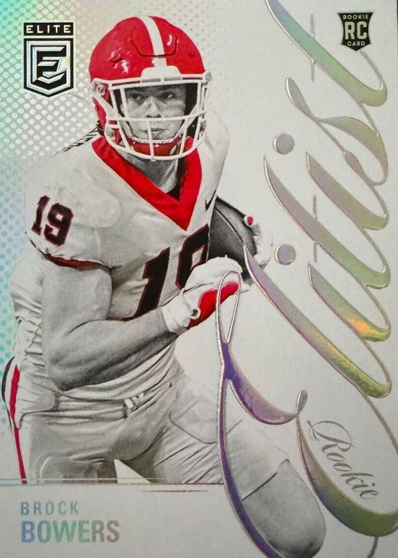 Brock Bowers 2024 Elite #2 Rookie Elitist BGS 9.5