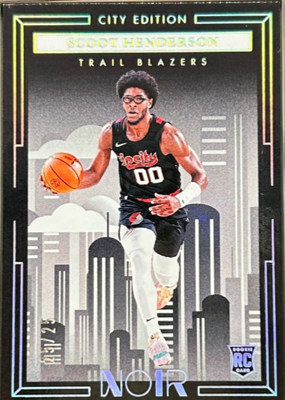 2023 Noir #232 Rookies Metal Frame City Edition /25