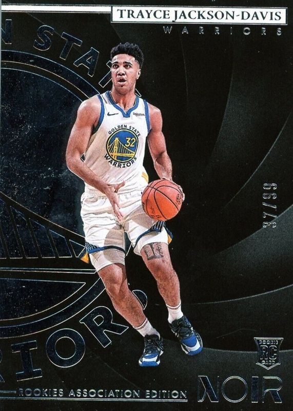 Trayce Jackson-Davis 2023 Noir #162 Rookies Association Edition /99 RAW