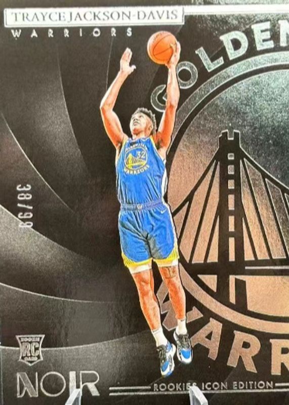 Trayce Jackson-Davis 2023 Noir #192 Rookies Icon Edition /99 RAW