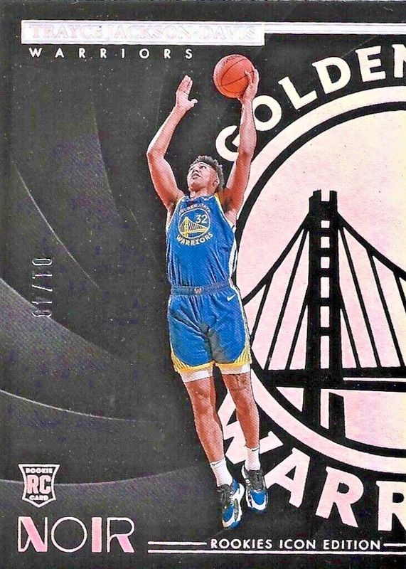 Trayce Jackson-Davis 2023 Noir #192 Rookies Icon Edition - Holo Silver /49 RAW