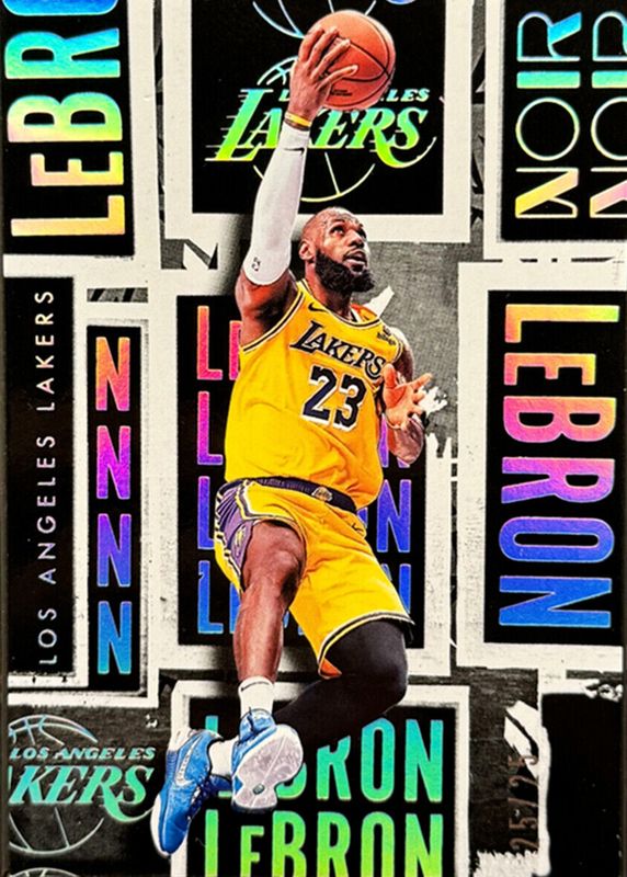 LeBron James 2023 Noir #274 Motion Picture - Platinum FOTL /1 RAW