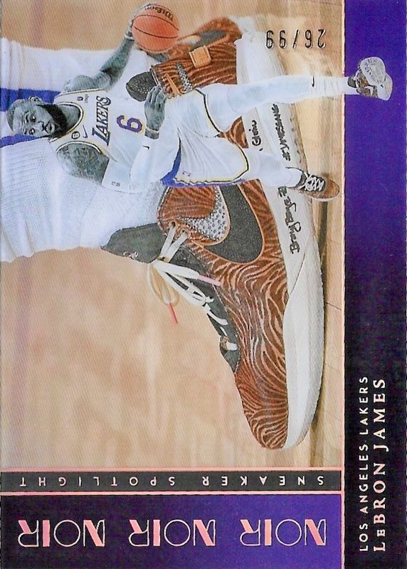 LeBron James 2023 Noir #12 Sneaker Spotlight /99 SGC 9