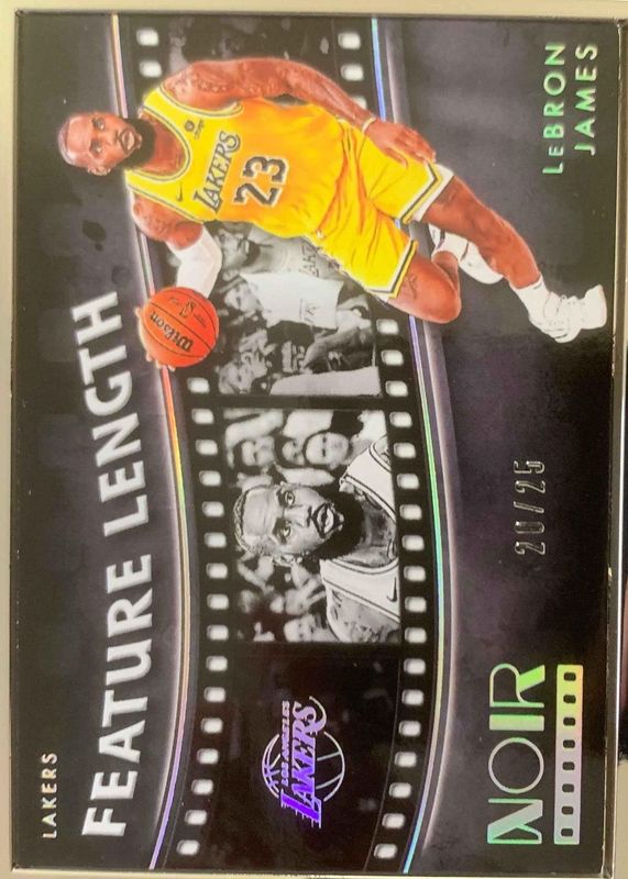 LeBron James 2023 Noir #270 Feature Length /25 SGC 10