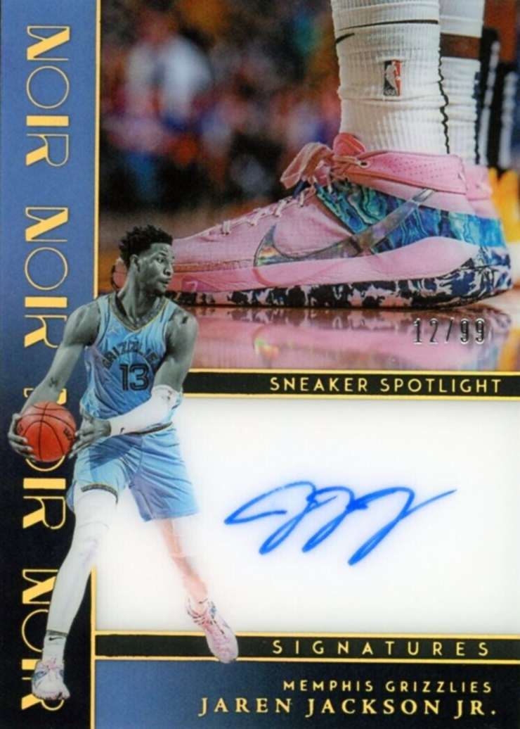 Jaren Jackson Jr. 2023 Noir #SSS-JJJ Sneaker Spotlight Signatures