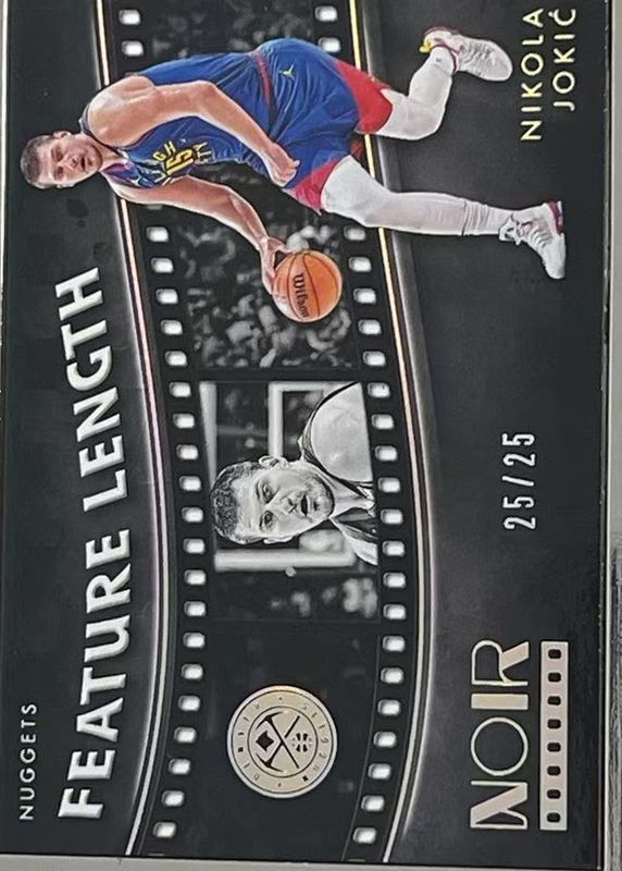 Nikola Jokic 2023 Noir #258 Feature Length /25 PSA 10