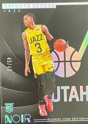 2023 Noir #185 Rookies Icon Edition - Holo Silver /49