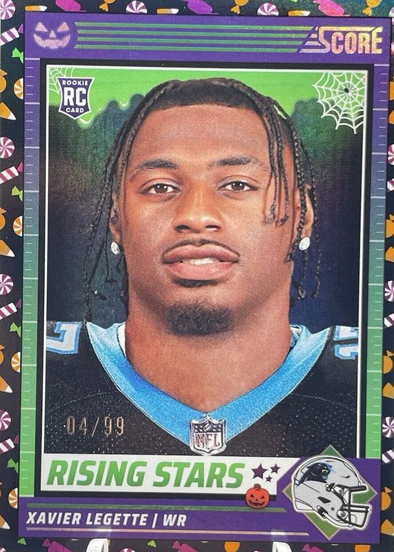 Xavier Legette 2024 ScoreATreat 49 Rising Stars Trick or Treat /99