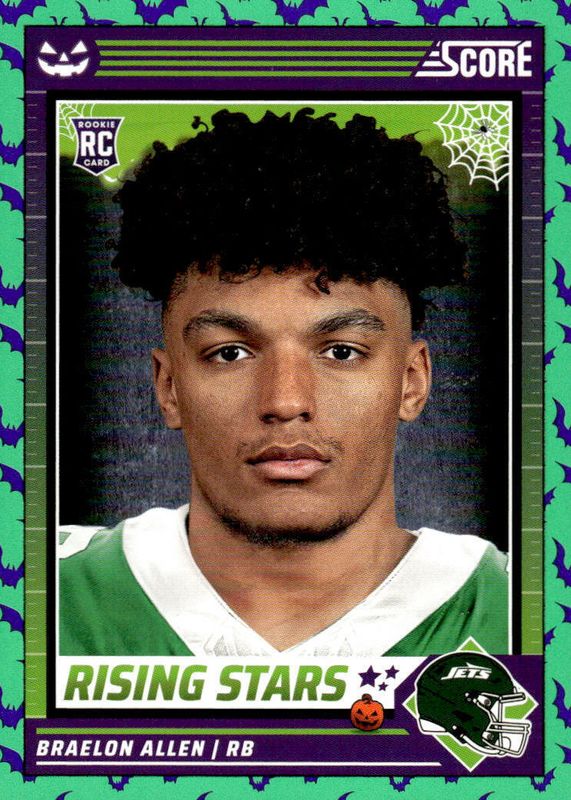 Braelon Allen 2024 Score-A-Treat #5 Rising Stars - Green Bats Rookie RAW