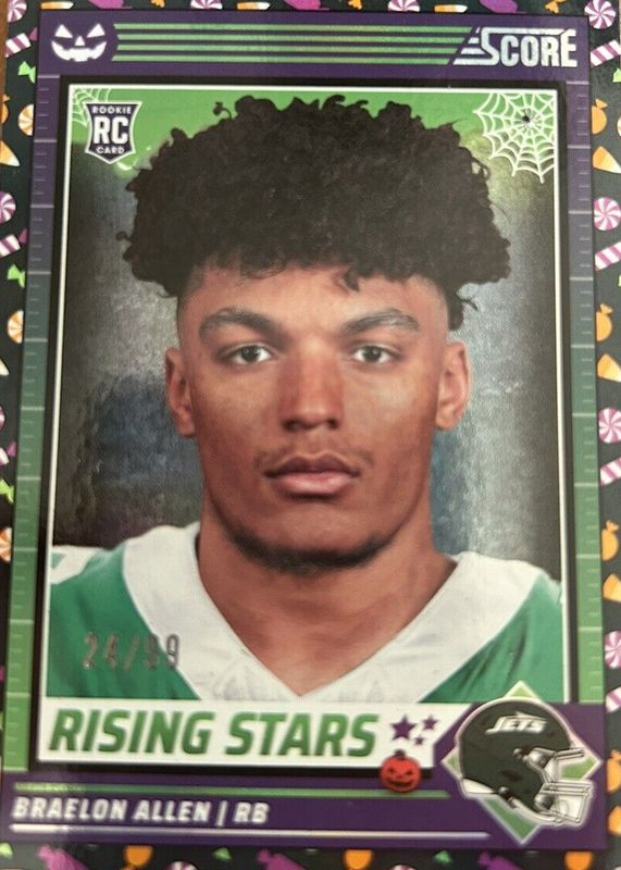 Braelon Allen 2024 Score-A-Treat #5 Rising Stars - Trick or Treat /99 Rookie RAW