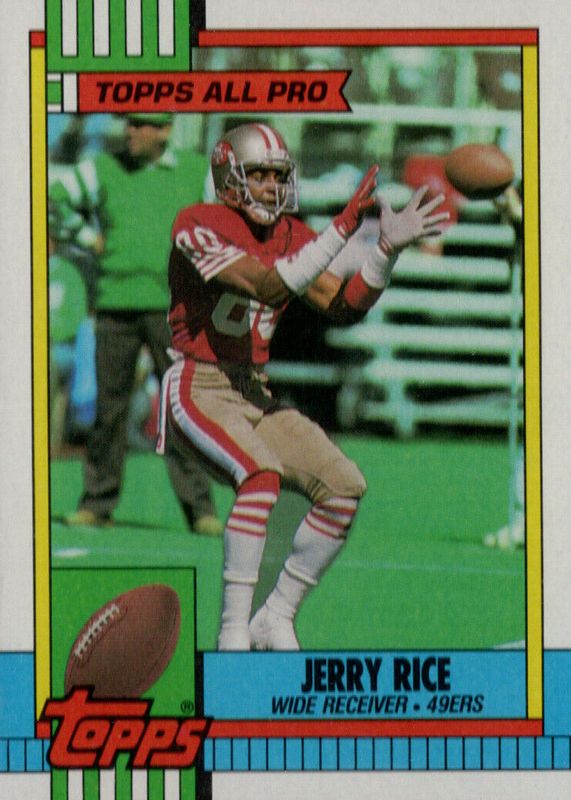 Jerry Rice 1990 Topps #8 Base PSA 9