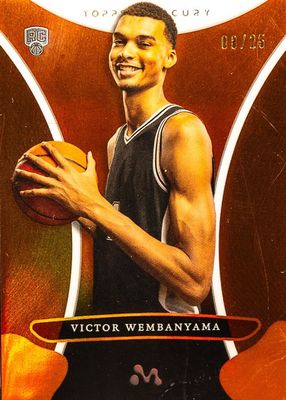 2023 Topps Mercury Victor Wembanyama #12 Orange Refractor /25