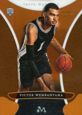 2023 Topps Mercury Victor Wembanyama #13 Orange Refractor /25