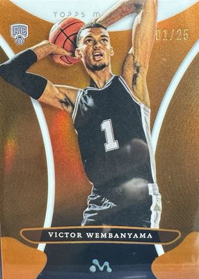 2023 Topps Mercury Victor Wembanyama #17 Orange Refractor /25