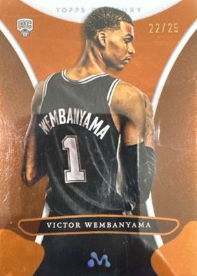 2023 Topps Mercury Victor Wembanyama #20 Orange Refractor /25