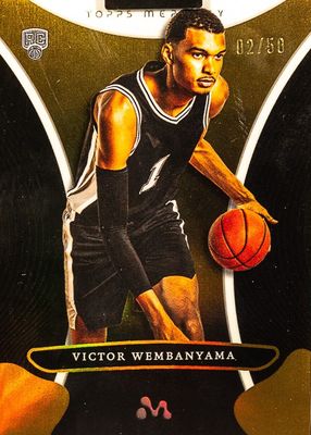 2023 Topps Mercury Victor Wembanyama #13 Gold Refractor /50