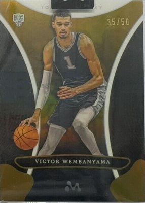 2023 Topps Mercury Victor Wembanyama #4 Gold Refractor /50