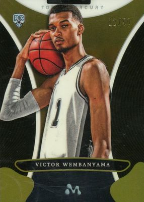 2023 Topps Mercury Victor Wembanyama #9 Gold Refractor /50