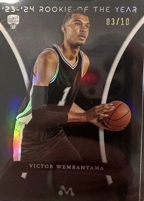 2023 Topps Mercury Victor Wembanyama #1 Black Refractor /10