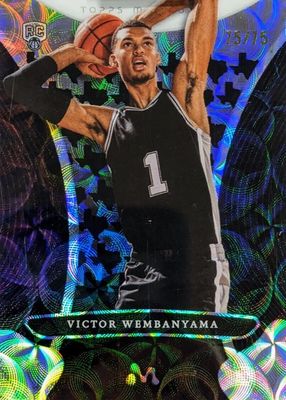 2023 Topps Mercury Victor Wembanyama #17 Texas Kaleidoscope Refractor /75