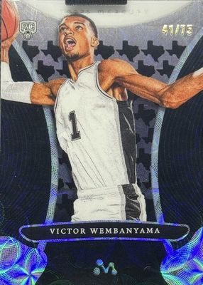 2023 Topps Mercury Victor Wembanyama #3 Texas Kaleidoscope Refractor /75