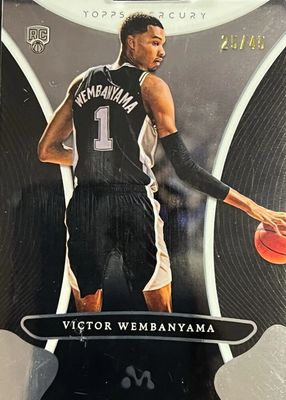 2023 Topps Mercury Victor Wembanyama #19 French Language /45