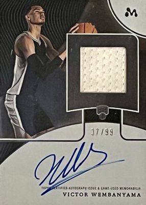 2023 Topps Mercury Victor Wembanyama #WAR-8 Autograph Relics /99