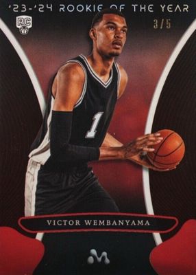 2023 Topps Mercury Victor Wembanyama #1 Red Refractor /5