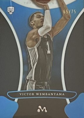 2023 Topps Mercury Victor Wembanyama #11 Blue Refractor /75